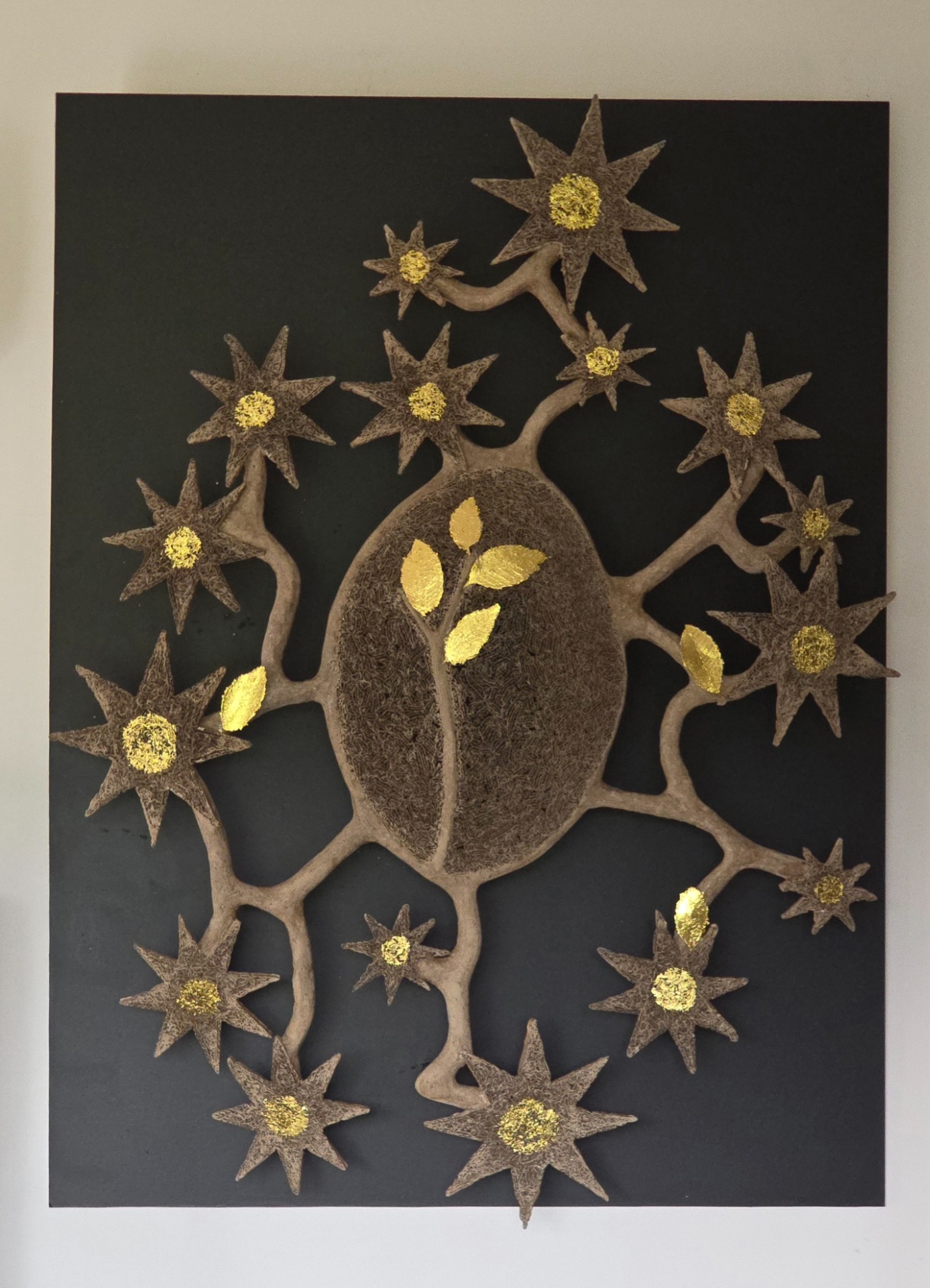Synapse Céléste dentelle de carton feuille d'or